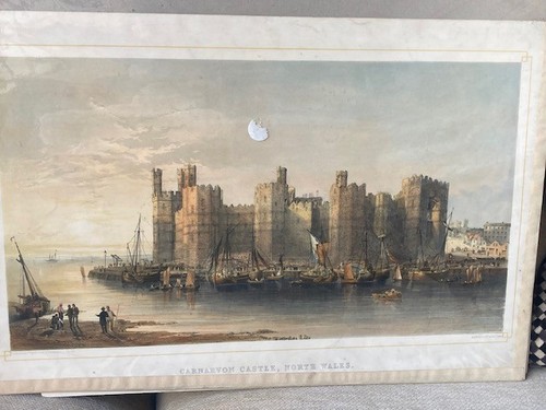 Colour lithograph carnarvon - colour,