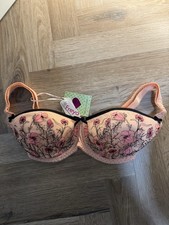 Bra Freya Half Cup Kiyoko Bra 28 GG Underwired Balcony Bra