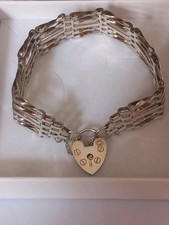 Silver 5 Bar Gate Bracelet