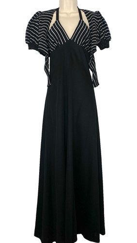 Vintage 1970s black - , maxi