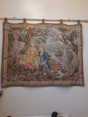 Vintage tapestry wall hanging - vintage,