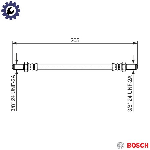 Brake hose 987 - 987, 575