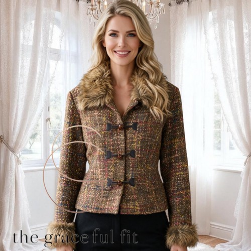 Per una brown - brown, tweed