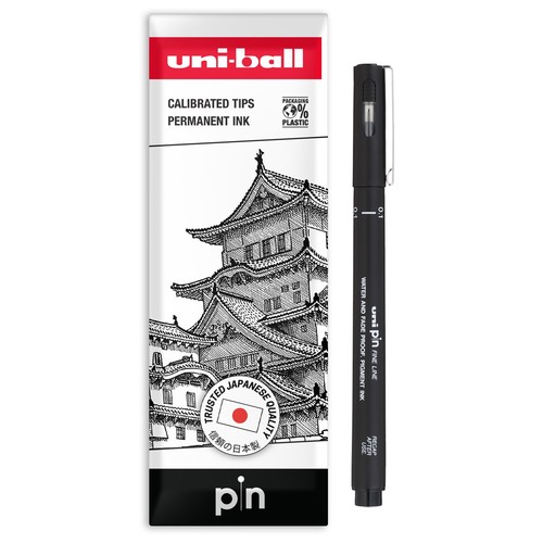 Uni pin drawing pen - pin,