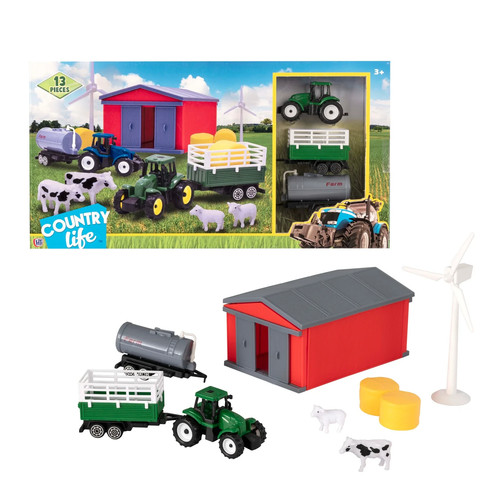 Country life farmyard playset - country,