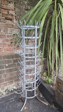 Antique Wine Bottle Drainer Galvanised Zinc Vintage Racking