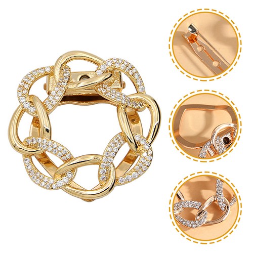 Scarf ring buckle silk - silk,