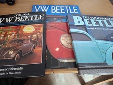 3 Hardback Books About Vintage VW Beetles In Excellent Condition