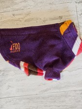 Fido Fleece purple with stripe