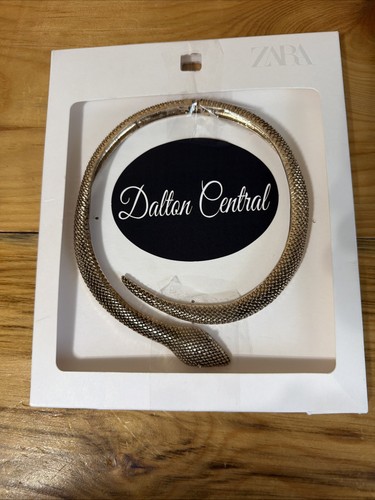 Zara snake necklace - snake,