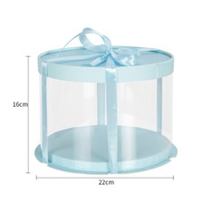Large Clear PVC Gift Boxes Cake Candy Packaging Transparent Box Wedding Favors