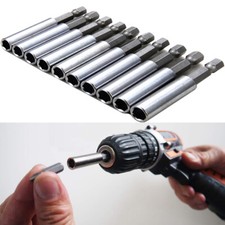 10x Magnetic Drywall Bit Holder Hex Shank Drill Screw Screwdriver Hand Tool 1/4"