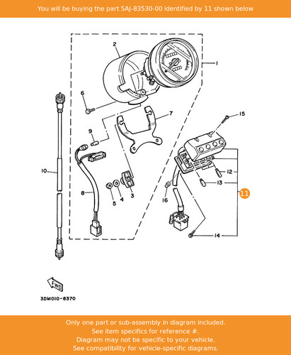 Yamaha pilot light assy - yamaha,