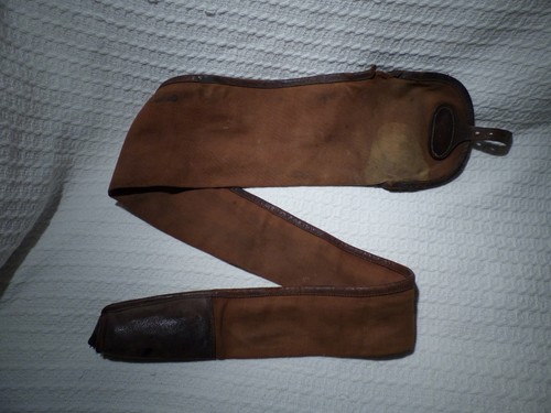 Vintage brown canvas leather - brown,