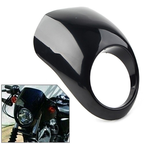 Gloss black headlight fairing - headlight,