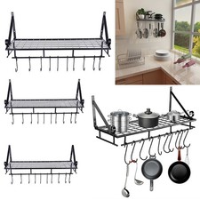 Kitchen Hanging Shelf Pot Pan