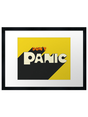 Don panic framed wall art - wall,