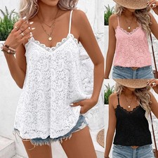 UK Ladies Vest Cami Lace Tanks