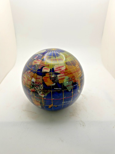 Vintage gemstone world globe - vintage,