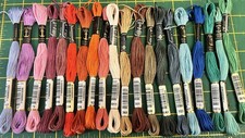 20 x 8m Skeins Anchor Stranded Embroidery Thread Mixed Colours Sewing/Xstitch