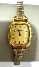 Vintage Tissot Watch Swiss Made Women – Gold Tone – Rectangular Case – Quartz