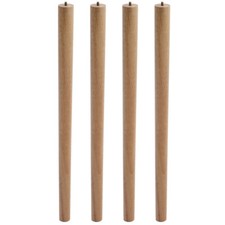 4Pcs 69cm Oak Wood Sofa Legs