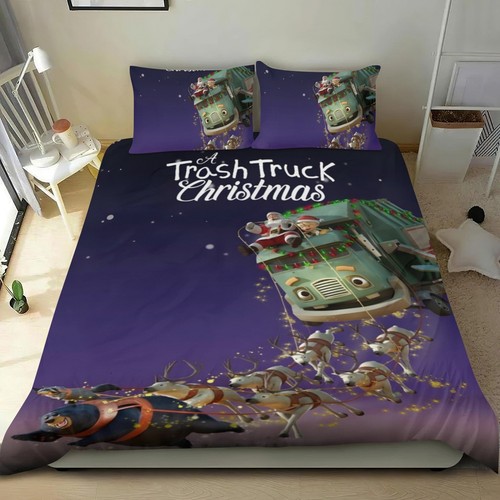 Trash truck lightweight duvet - trash,
