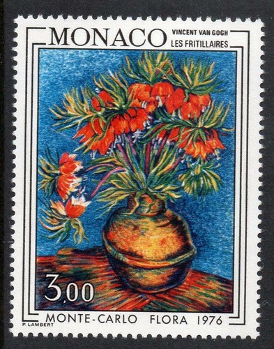 Monaco mnh 1976 sg1244 flower - 1976,