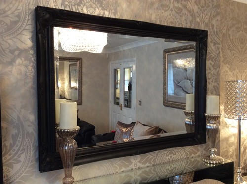 Satin black shabby chic - satin,