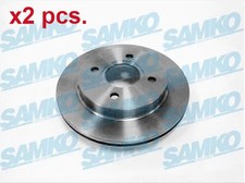X2 PCS REAR BRAKE DISC ROTOS X2 PCS SET F1431V SAMKO I