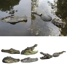 Alligator Head Decoy Pond Float Garden  Head Floating Pond Ornament, UV