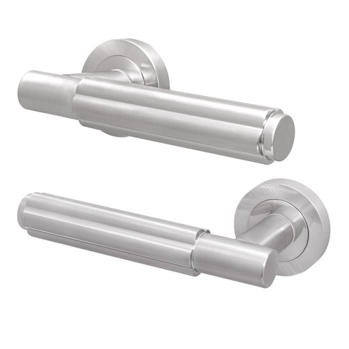 Satin internal door handle - satin,