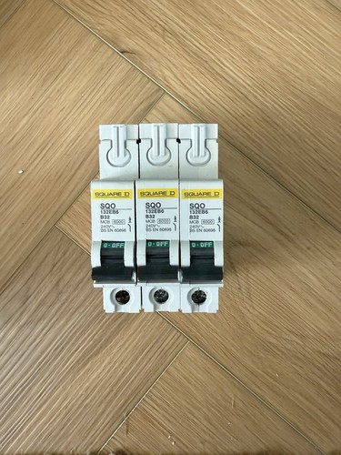 Square mcb 32a single - square, d