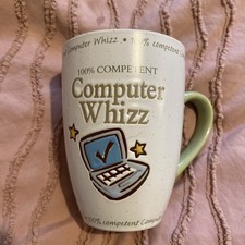 History & Heraldry 100% Competent Computer Whizz  Stoneware Mug 