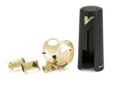 Vandoren Optimum Soprano Sax Ligature and Cap LC06P - Plastic Cap ALC284