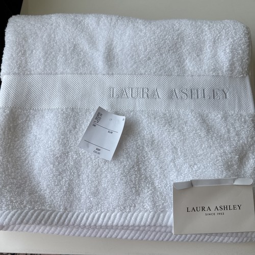 Laura ashley white - bath, towel
