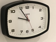 Black Stylish Jones Clock