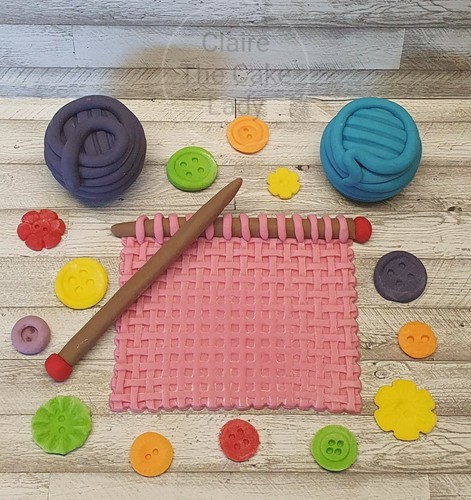 Handmade edible knitting - handmade,
