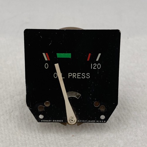 Stewart warner oil press gauge - stewart,
