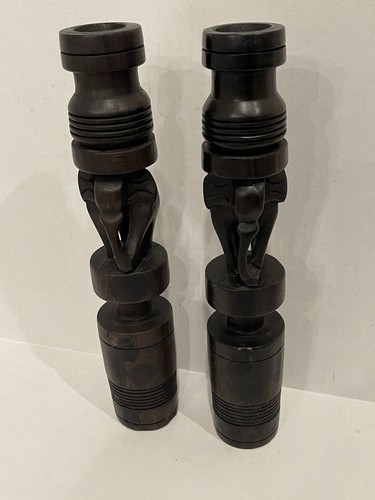 Vintage set hand carved - set,