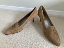 NEW: Boden Tan Suede Leather
