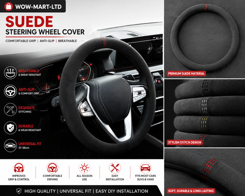 Alcantara suede auto - auto, steering