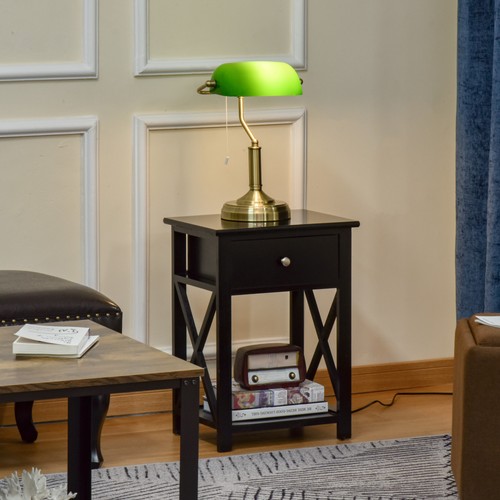 Banker table lamp antique - table,