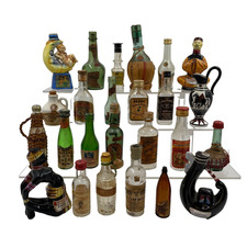 Vintage Miniature Alcohol Bottle Collection x25 Bottles Some Rare All Empty #2