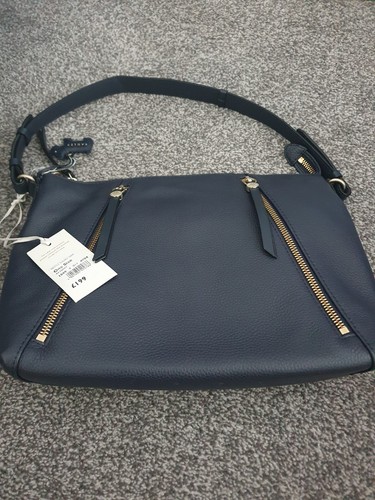 Brand new navy radley - brand, leather