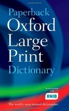 Paperback Oxford Large Print Dictionary By Oxford Dictionaries