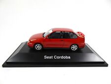 Seat Cordoba SX Orange Red 1:43 - Herpa Diecast Dealer Model Car SE12