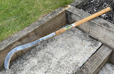 Vintage Bulldog Long Handled Slasher Sickle Billhook Garden Old Tool