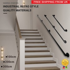 Black Handrail Stair Rail Grab