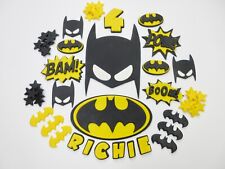 Batman Cake Topper Edible Fondant Birthday Party Decorations Personalised
